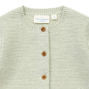 Sense Organics Strickjacke Merino Lindgrün