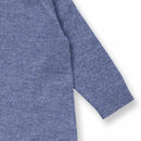 Sense Organics Strickstrampler Merino Denimblau Melange Strampler Sense Organics