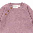 Sense Organics Strickstrampler Merino Mauve Melange Strampler Sense Organics
