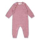 Sense Organics Strickstrampler Merino Mauve Melange Strampler Sense Organics