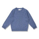 Sense Organics Strickpullover Merino Ike Denimblau
