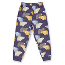 Sense Organics Schlafanzug Long John Midnight Navy Bären