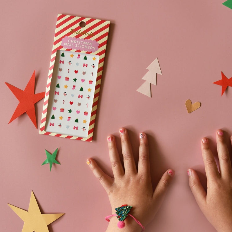 Weihnachts-Nagelaufkleber