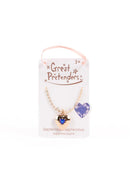 Birthstone Heart Lockets Kette mit Geheimfach September Halskette Great Pretenders