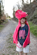Toddler/ Triceratops Cuddle Cape, Red Verkleidung Great Pretenders