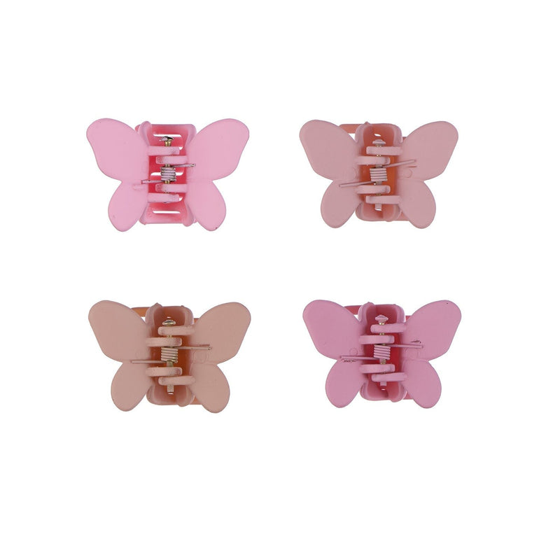 Kleine Schmetterlings-Haarklammern, 4er-Pack