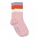 Socken breite Streifen Pink Nectar