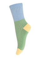 Socken Blockfarben Watercress