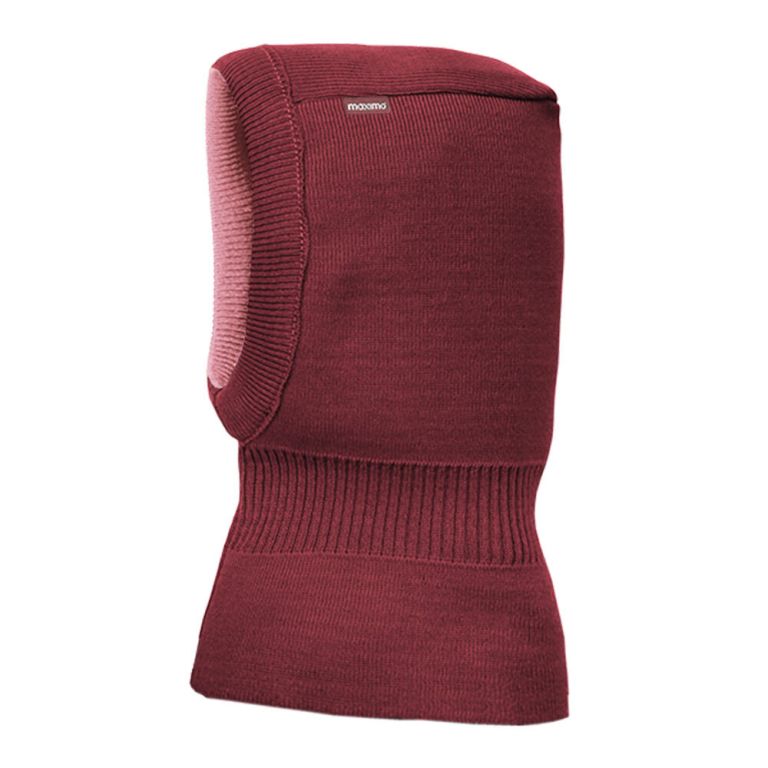 Maximo NOA-Schlupfmütze Wolle 2-farbig, dusty rose/rosewood