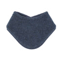 maximo GOTS BABY-Tuch, Wollfleece Jerseyfutter, navymeliert