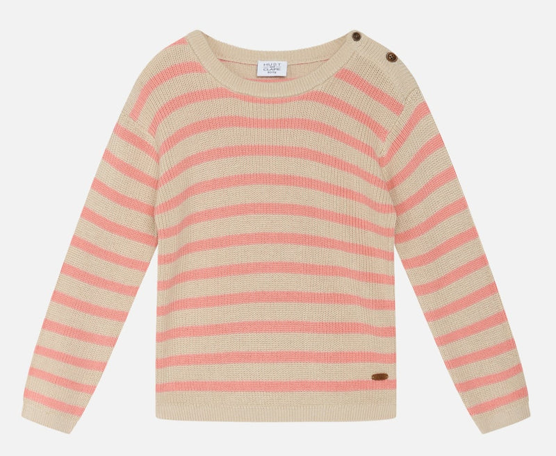 Hust & Claire Strickpullover Pos Shrimp