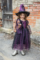 Amethyst die Spinnenhexe Kleid mit Hut 3-4 Jahre Kostüme Great Pretenders