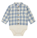 Hust & Claire Hemd-Body Bertil Ocean melange