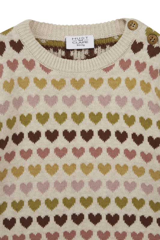 Hust & Claire Strickpullover Pani Wheat melange