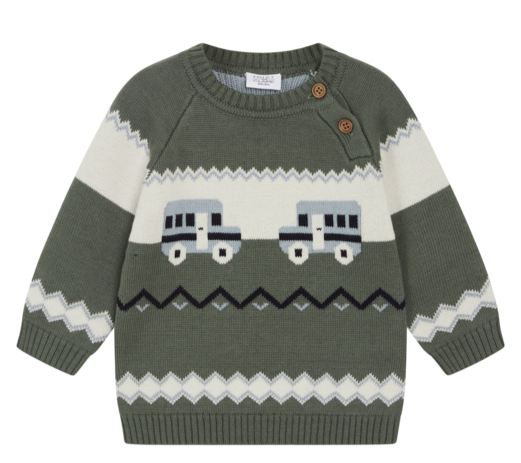 Hust & Claire Strickpullover Palle Pineneedle