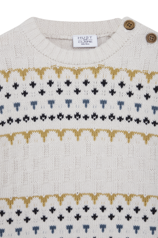 Hust & Claire Pullover Pilou Oat milk