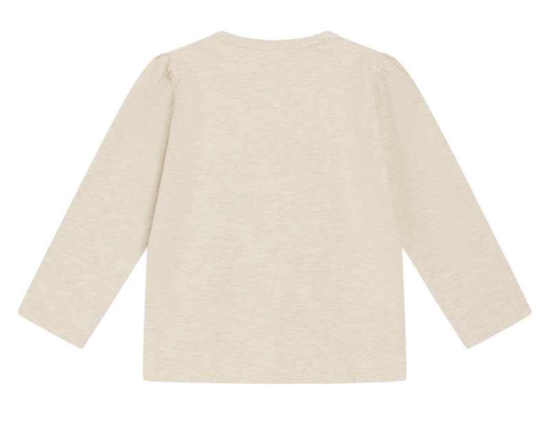 Hust & Claire Langarmshirt Anie White Melange