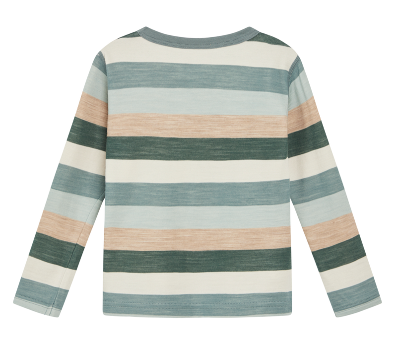 Hust & Claire Langarmshirt Abba Wolle/Bambus Jade green