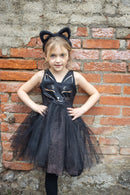 Black Cat Dress & Headpiece