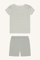 Hust & Claire Pyjama HCFun Bambus - Forest Fog Schlafanzug Hust & Claire