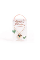 Birthstone Heart Lockets Kette mit Geheimfach Mai Halskette Great Pretenders