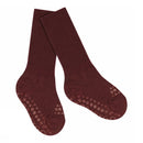 Stoppersocken Merinowolle – Weinrot