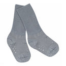 Stoppersocken Merinowolle – Steinblau