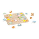 Holzpuzzle Alphabet Puzzle Classic World
