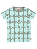 DYR T-Shirt Nashorn AOP Grey Moss