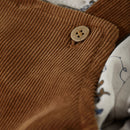 Fixoni Strampler Cord mit Langarmbody India ink