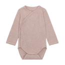 Fixoni Wickelbody gerippt - Pale Mauve Melange