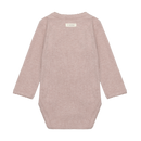 Fixoni Wickelbody gerippt - Pale Mauve Melange