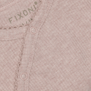 Fixoni Wickelbody gerippt - Pale Mauve Melange