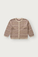 HCCamilla Nordic Strickjacke - Old Beige Melange