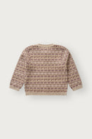 HCCamilla Nordic Strickjacke - Old Beige Melange