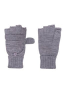 maximo KIDS-Fingerhandschuhe mit Fingerkappe, graumeliert