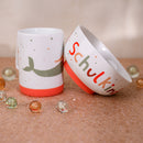 Porzellanset Schulkind Under The Sea mit großem Teller (23cm), Becher und Müslischale