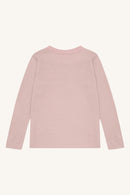 Hust & Claire Langarmshirt HCAbba Wolle/Bambus - Dusty Rose