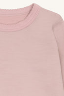 Hust & Claire Langarmshirt HCAbba Wolle/Bambus - Dusty Rose