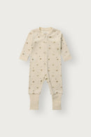 Hust & Claire Strampler HCManu Wolle/Bambus - Forest Off White