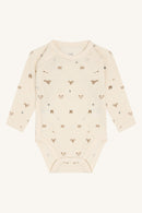 Hust & Claire Body Wolle/Bambus HCBaloo Wrap Forest - Off White
