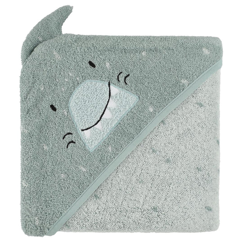Kapuzenbadetuch 75x75cm - Mr. Shark