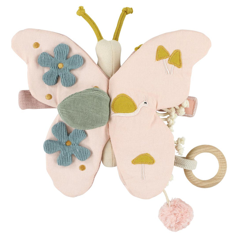 Stoffbuch mit Aktivitäten - Schmetterling