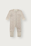 Hust & Claire Strampler HCManu Zip Tiny Wolle/Bambus - Off White