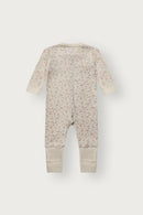 Hust & Claire Strampler HCManu Zip Tiny Wolle/Bambus - Off White