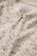 Hust & Claire Strampler HCManu Zip Tiny Wolle/Bambus - Off White