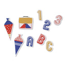 Table Confetti Einschulung, bunt mit Zahlen und Schultüten Tischdekoration Ava & Yves