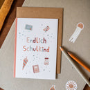 Sticker Schulkind mit Glitzereffekt – Under the Sea