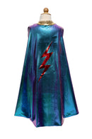 Blauer Blitz Holographisches Cape