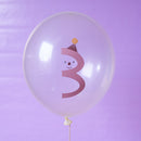 Ballons mit Zahl “3” aus 100% Naturkautschuk
